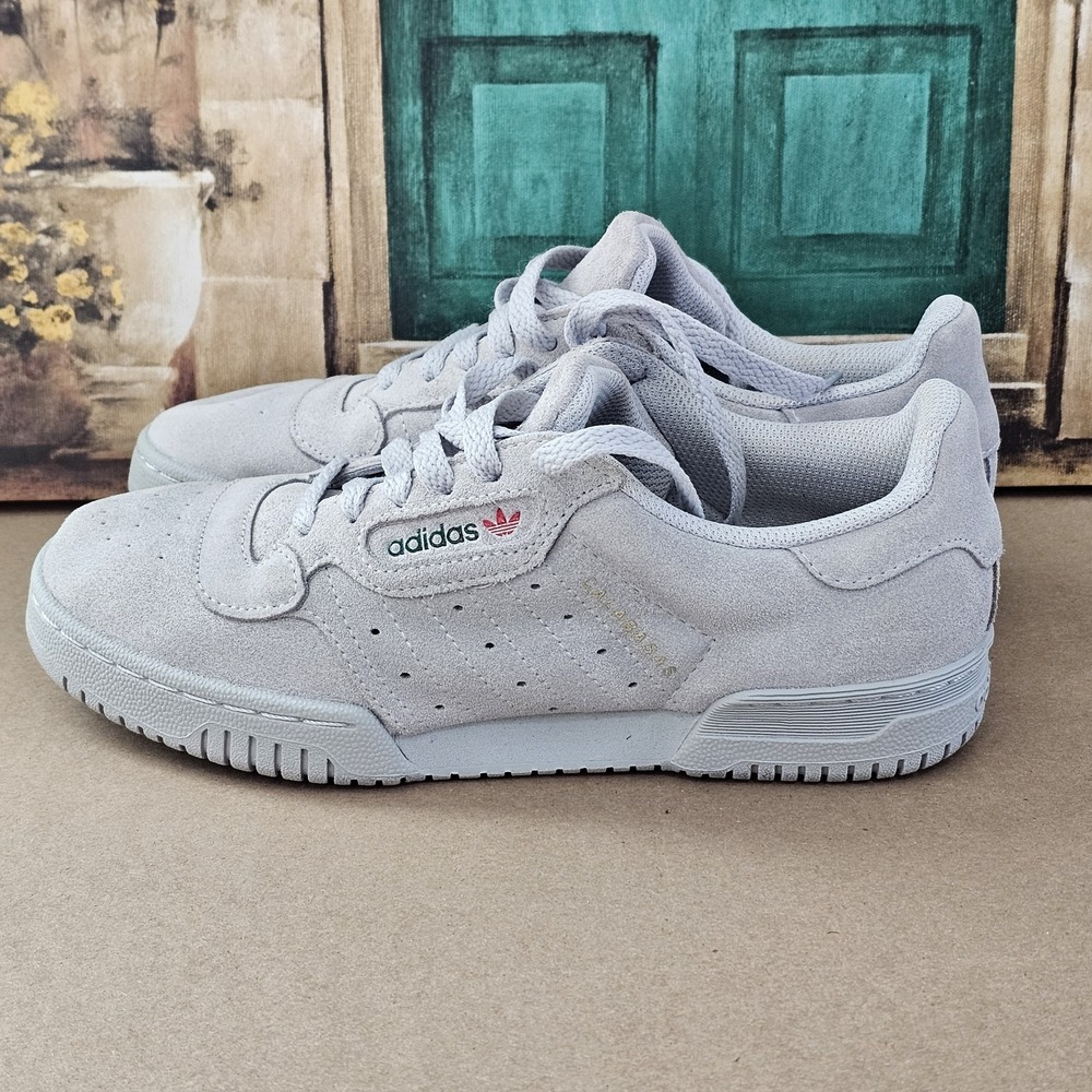 ADIDAS YEEZY Powerphase Calabasas Mens 5 Quiet Grey Off White - Picture 4 of 9